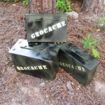 Containers I painted for geocaching